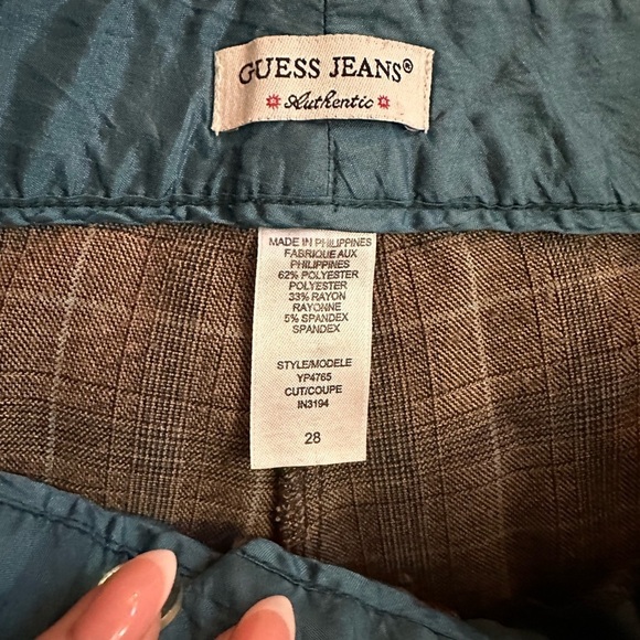 Cropped tweed Guess  dress pants - Picture 2 of 2